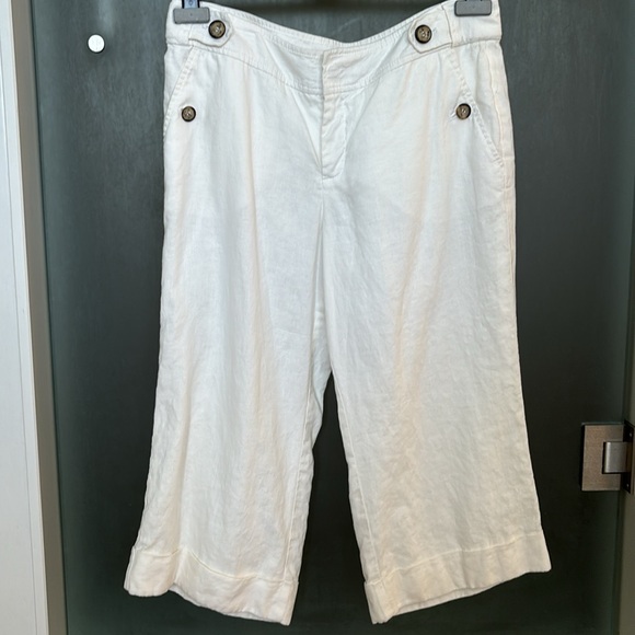 Mexx Off White Capri Linen Suit - Picture 6 of 10